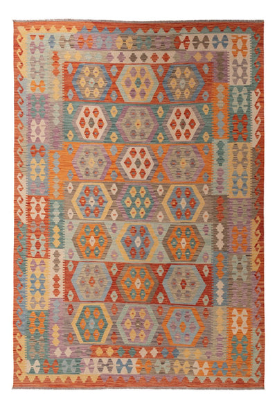 Kilim Maimana Tæppe 203x294cm - Uldtæppe