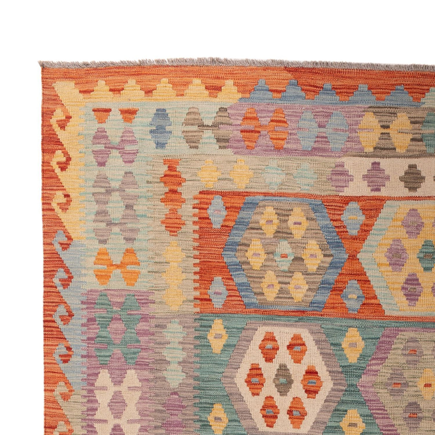 Kilim Maimana Tæppe 294x203cm - Uldtæppe