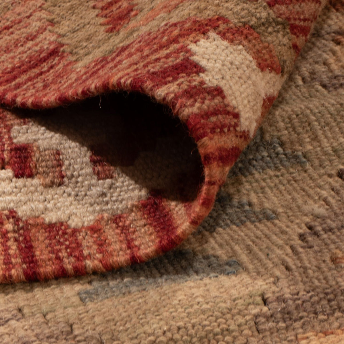 Kelim Carpet - Splash - 287 x 191 cm - flerfarvet