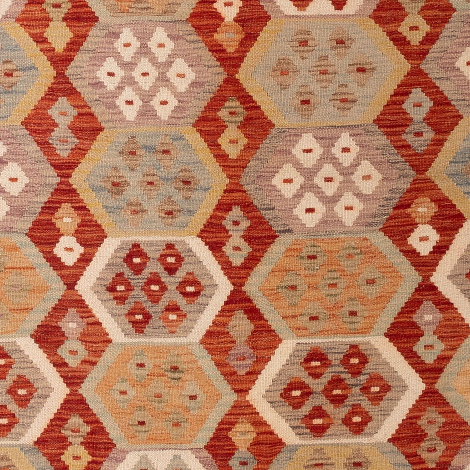 Kelim Carpet - Splash - 289 x 203 cm - flerfarvet