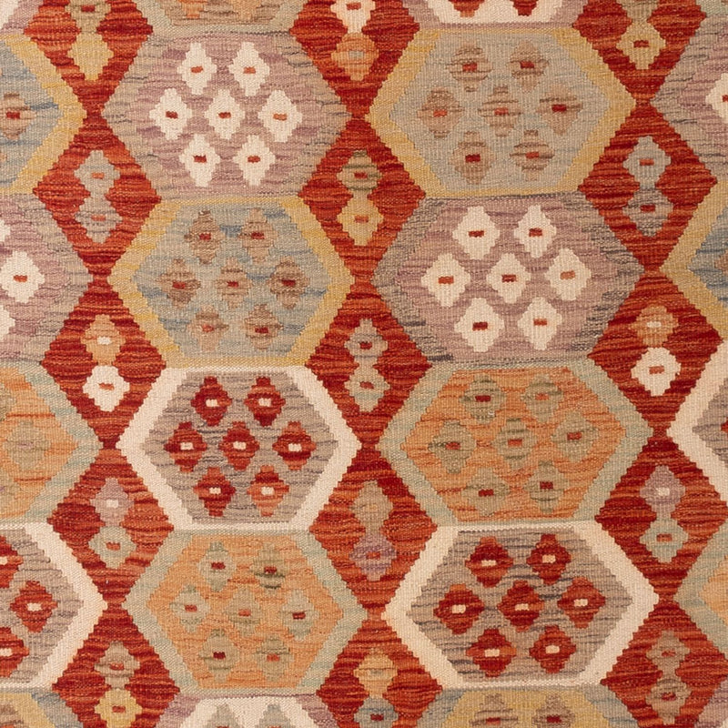 Kelim Carpet - Splash - 289 x 203 cm - flerfarvet
