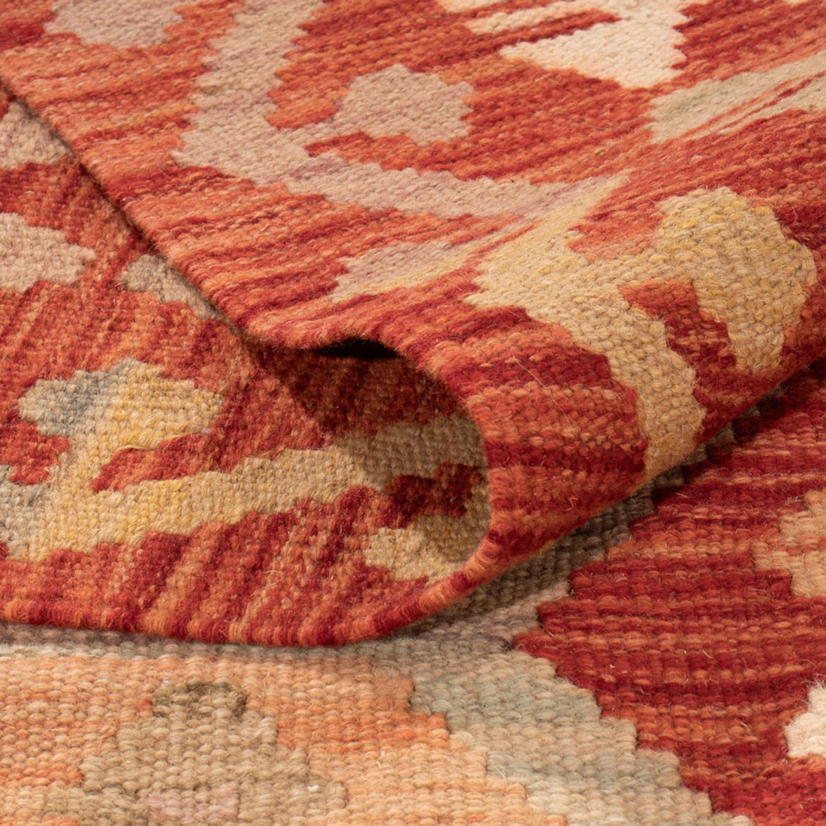 Kelim Carpet - Splash - 289 x 203 cm - flerfarvet