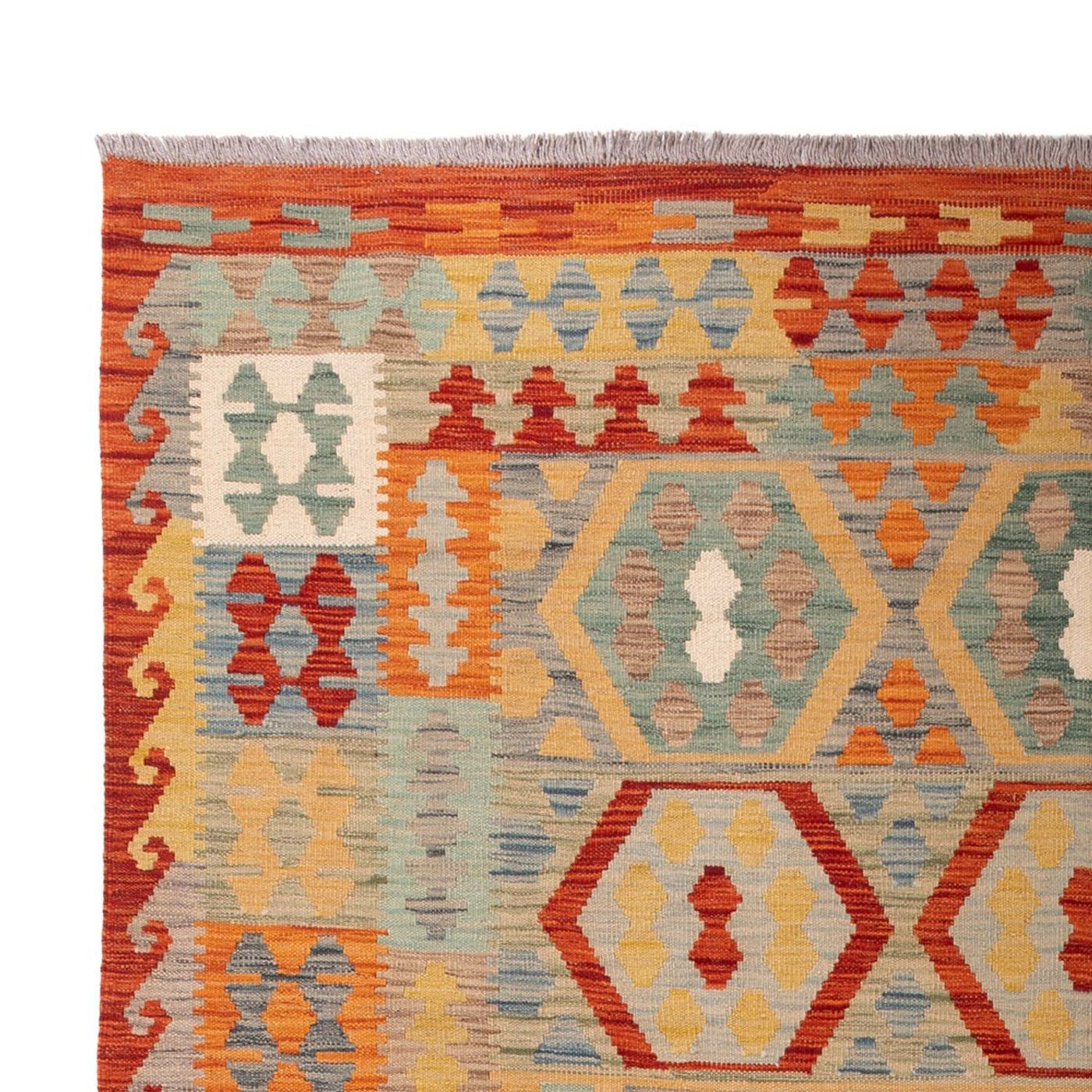Kilim Maimana Tæppe 294x202cm - Uldtæppe