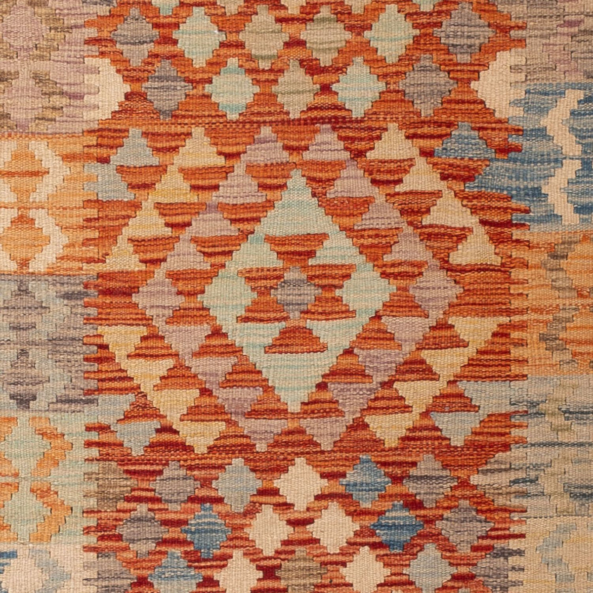 Kelim Carpet - Splash - 200 x 122 cm - flerfarvet