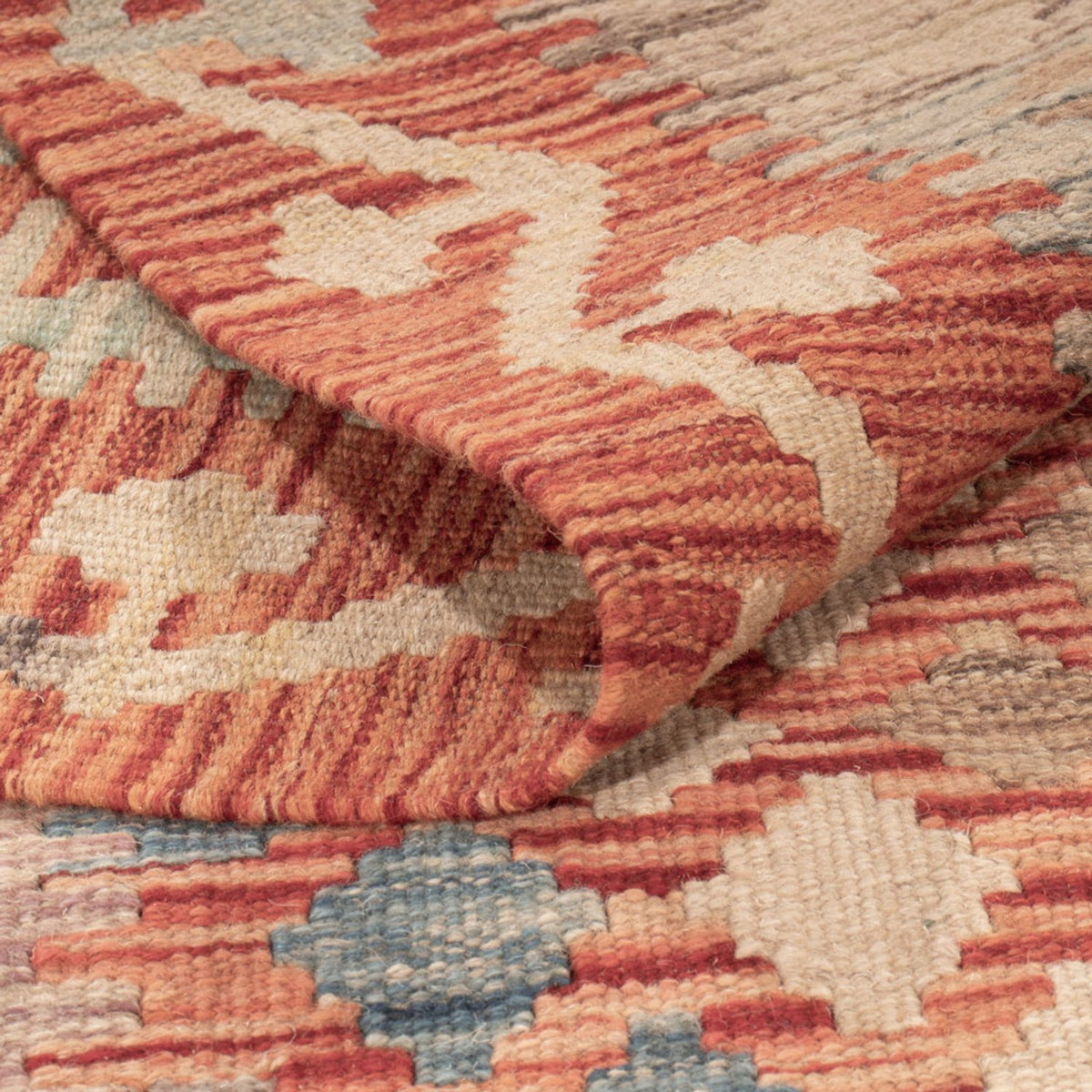 Kelim Carpet - Splash - 200 x 122 cm - flerfarvet