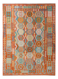 Kelim Carpet - Splash - 294 x 210 cm - flerfarvet