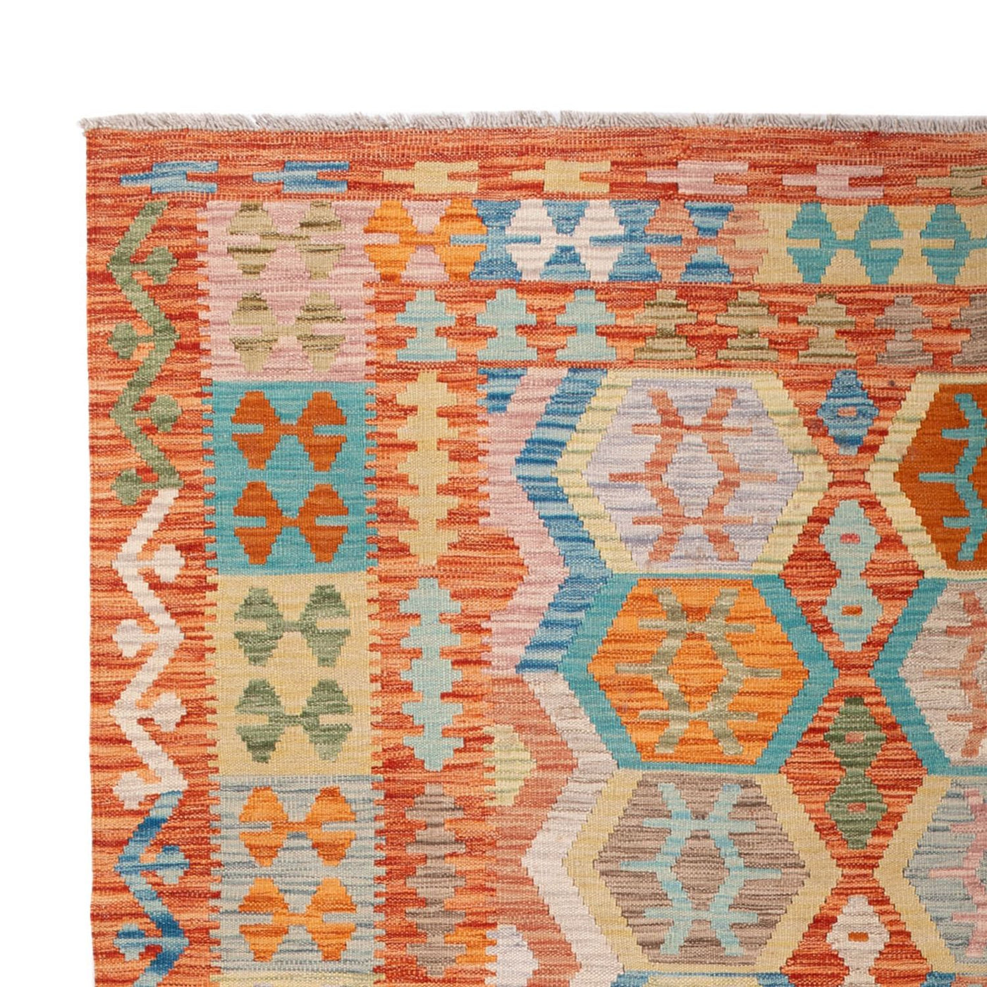 Kilim Maimana Tæppe 294x210cm - Uldtæppe