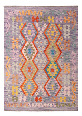 Kelim Carpet - Splash - 187 x 134 cm - flerfarvet
