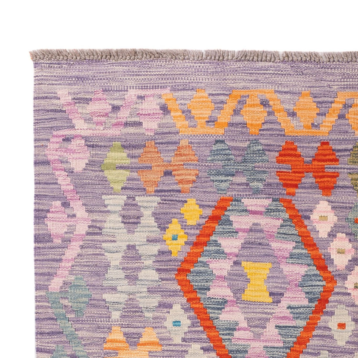 Kelim Carpet - Splash - 187 x 134 cm - flerfarvet