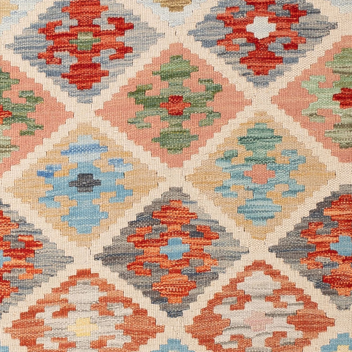 Kelim Carpet - Splash - 171 x 129 cm - flerfarvet