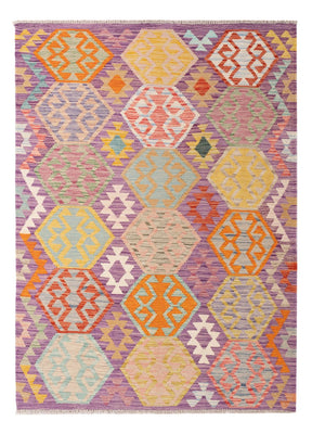 Kelim Carpet - Splash - 172 x 122 cm - flerfarvet