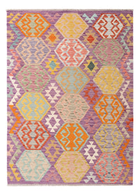 Kelim Carpet - Splash - 172 x 122 cm - flerfarvet