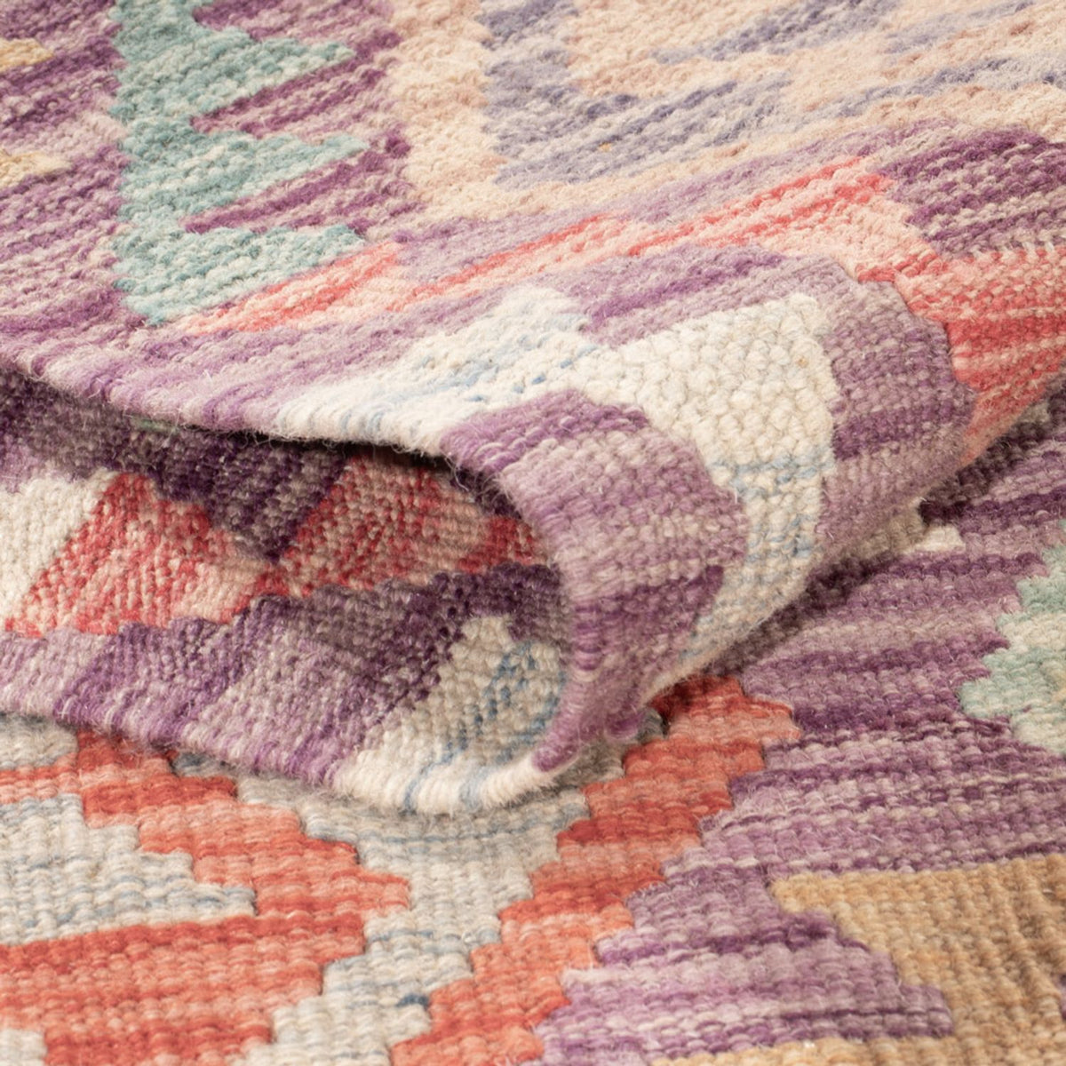 Kelim Carpet - Splash - 172 x 122 cm - flerfarvet