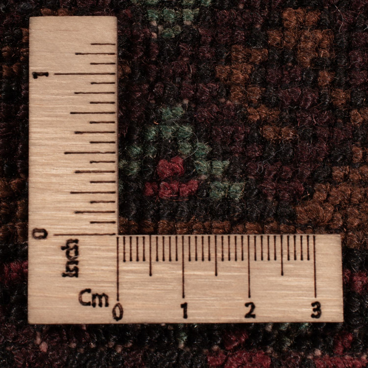 Baluch-tæppe - 181 x 126 cm - mørkerød