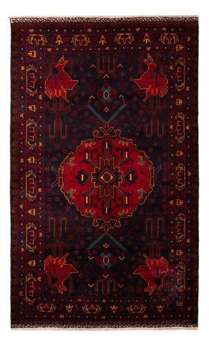 Belutsch Teppich - 207 x 127 cm - dunkelrot