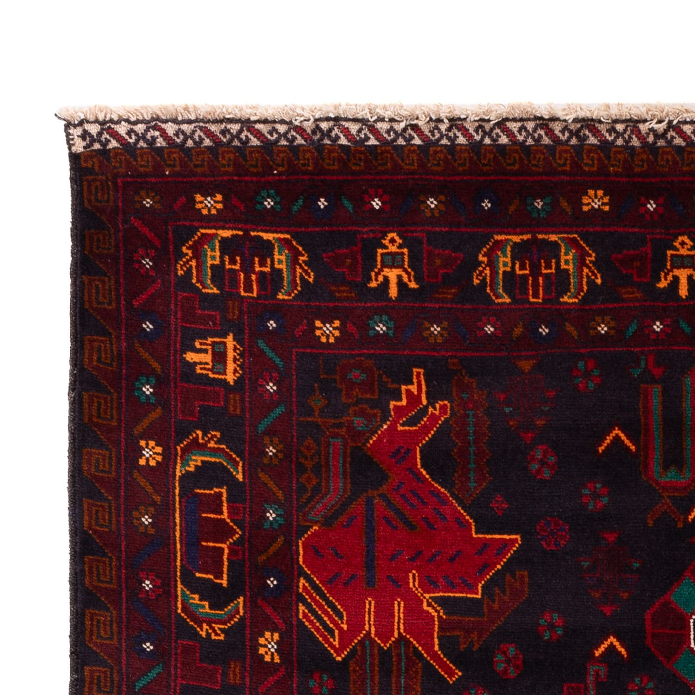 Baluch-tæppe 207x127cm - Orientalsk tæppe