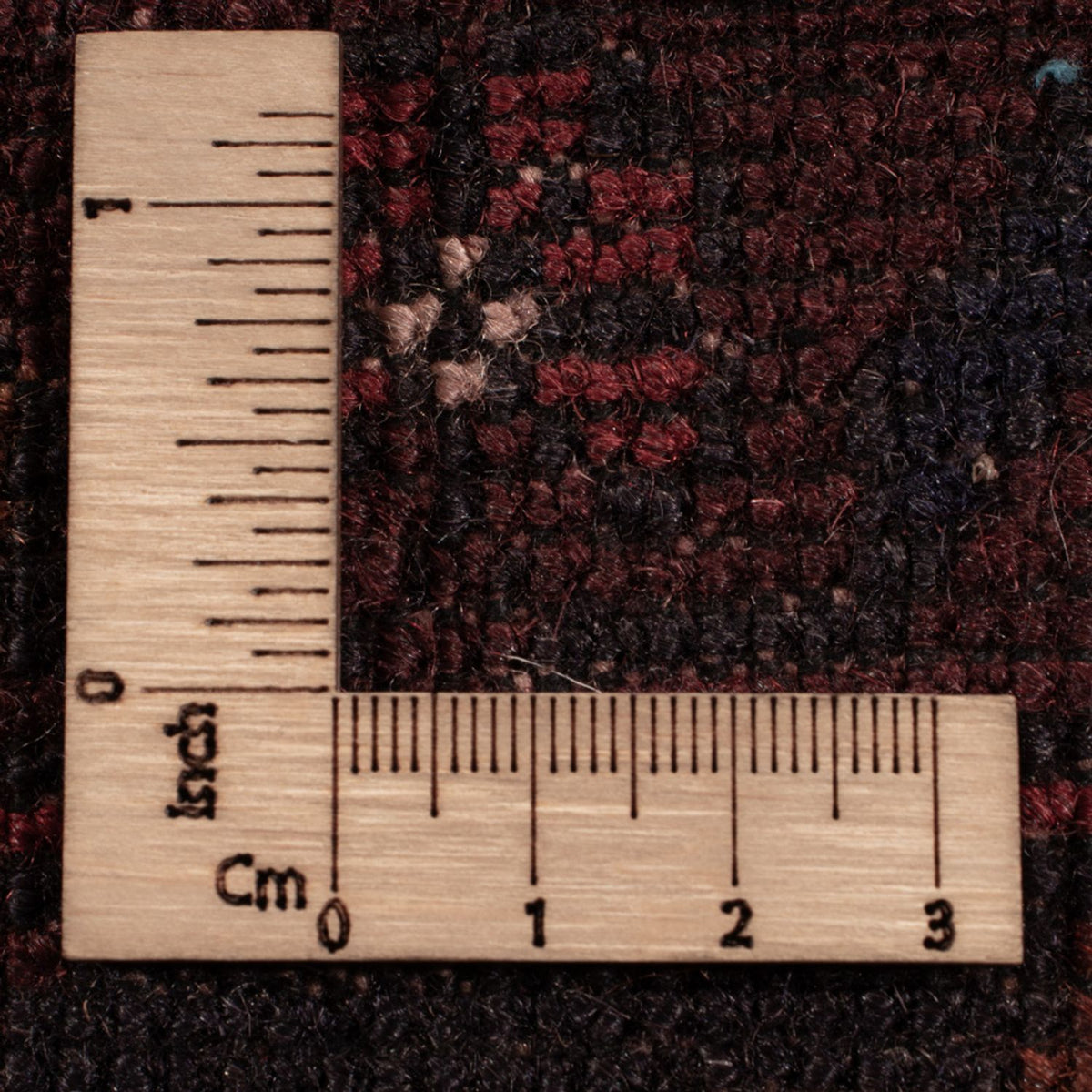 Baluch-tæppe - 207 x 127 cm - mørkerød