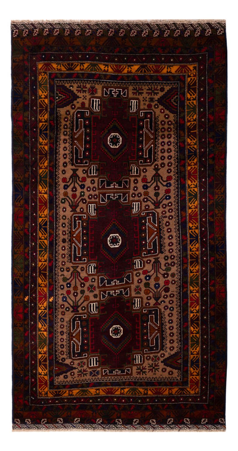 Løber Baluch-tæppe - 209 x 107 cm - rust
