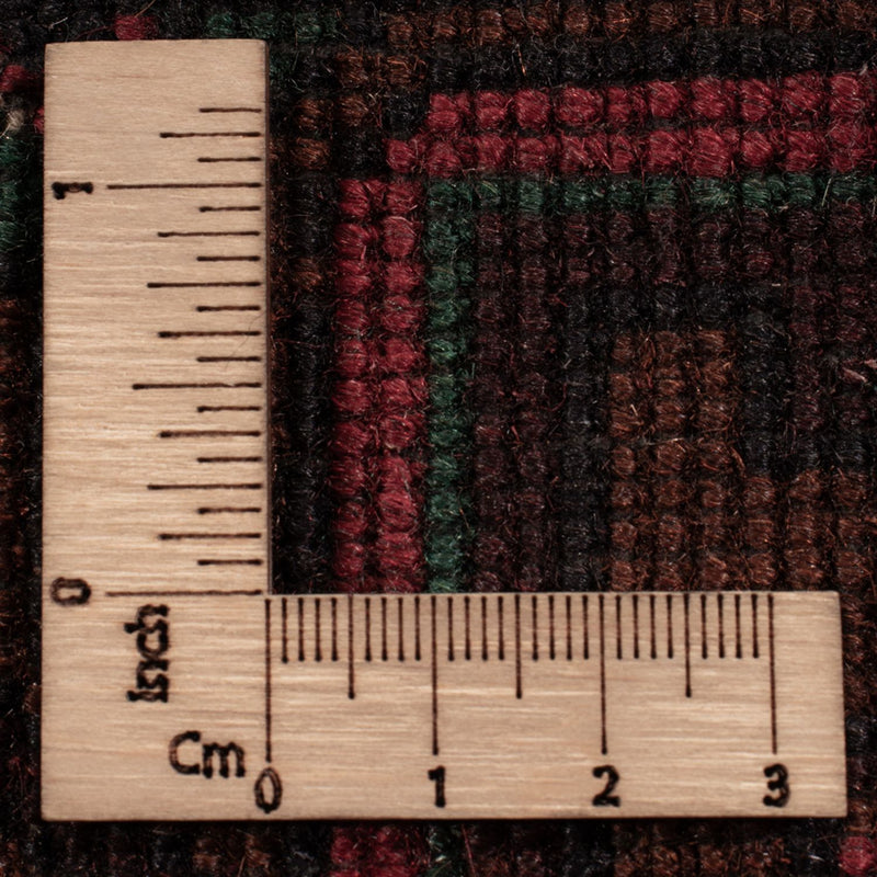 Løber Baluch-tæppe - 222 x 103 cm - mørkerød