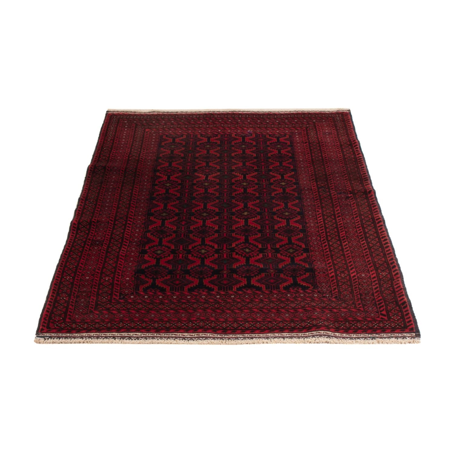 Belutsch Teppich - 180 x 107 cm - dunkelrot
