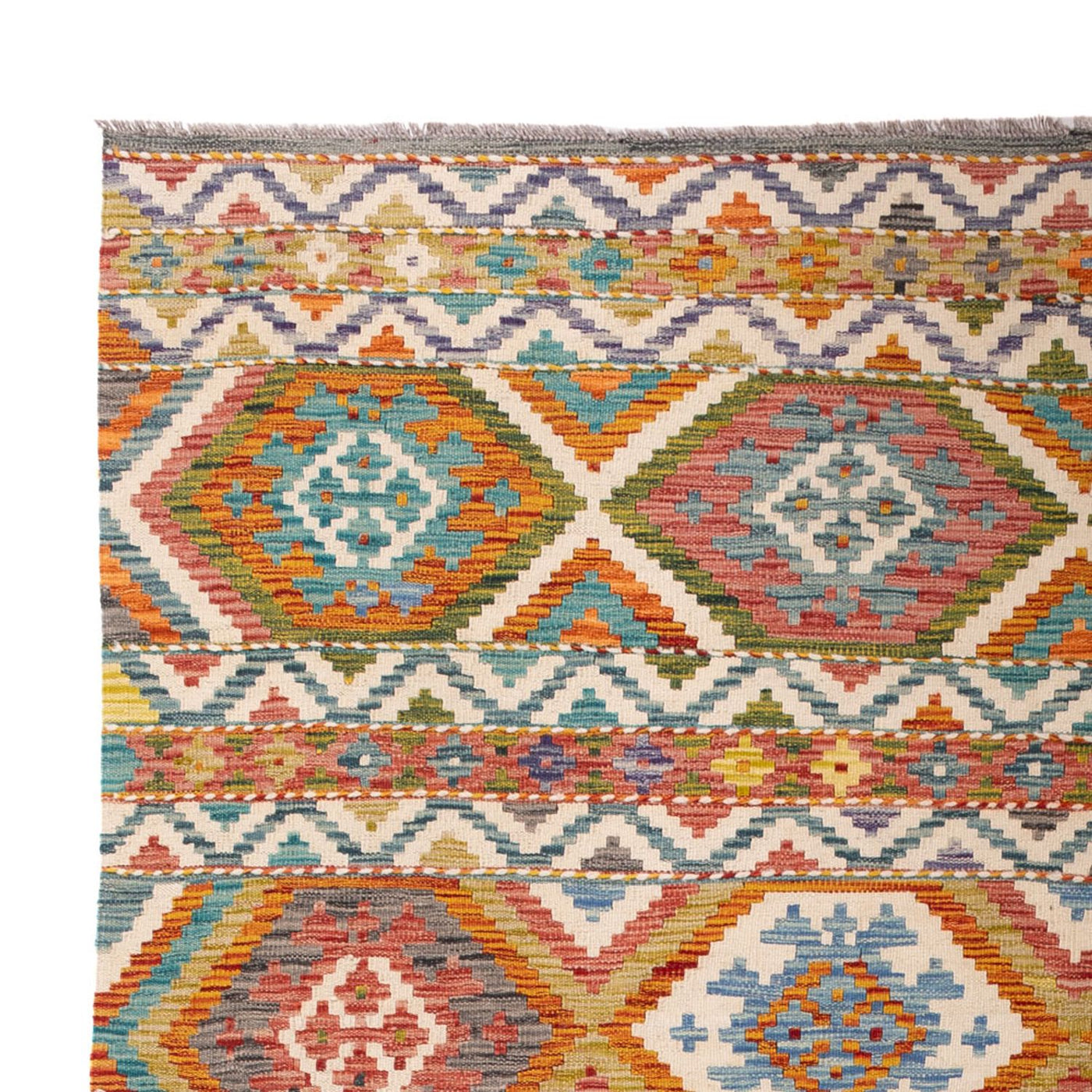 Kilim Maimana Tæppe 304x209cm - Uldtæppe