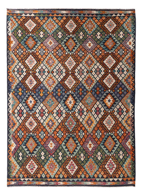 Kelim Carpet - Splash - 290 x 206 cm - flerfarvet