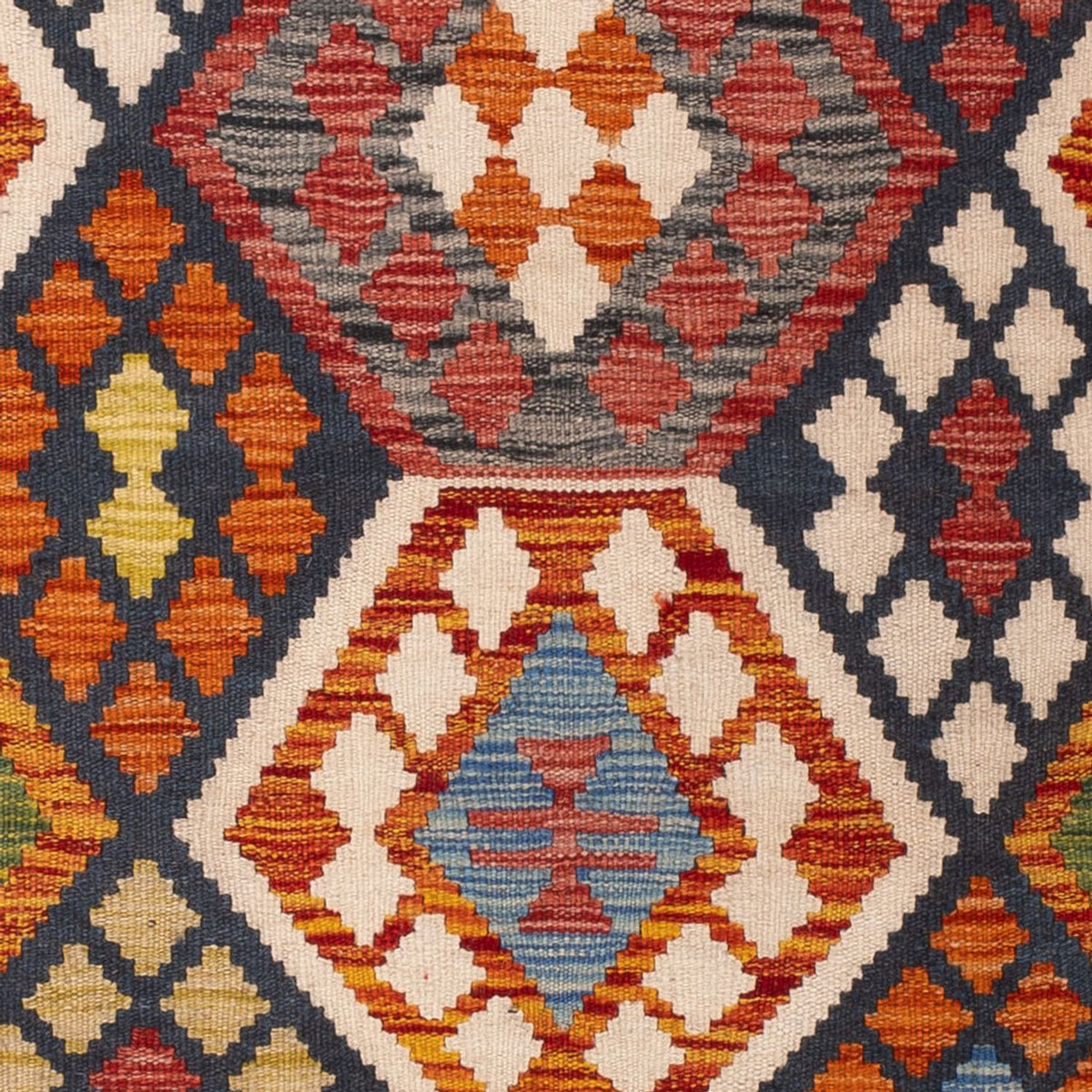 Kelim Carpet - Splash - 176 x 128 cm - flerfarvet