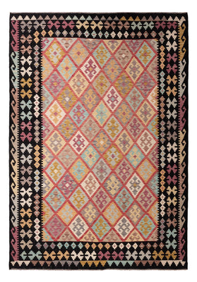 Kelim Carpet - Splash - 299 x 206 cm - flerfarvet