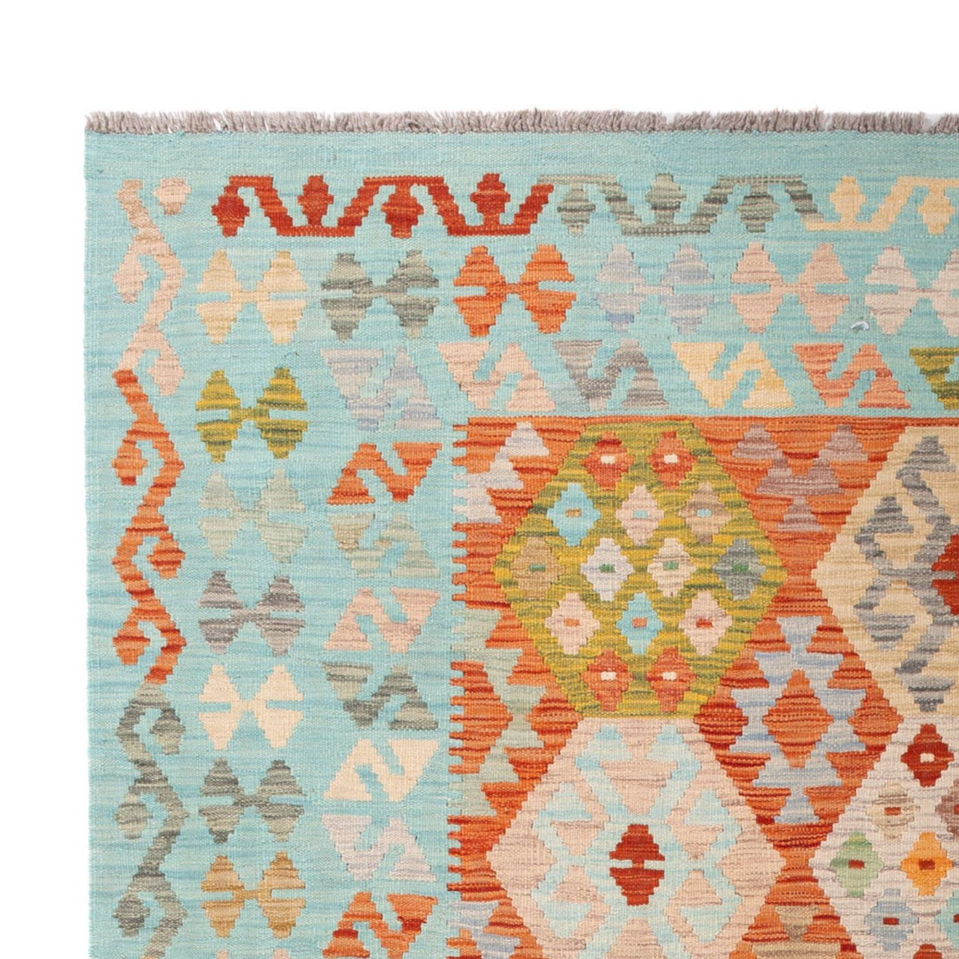 Kilim Maimana Tæppe 305x195cm - Uldtæppe
