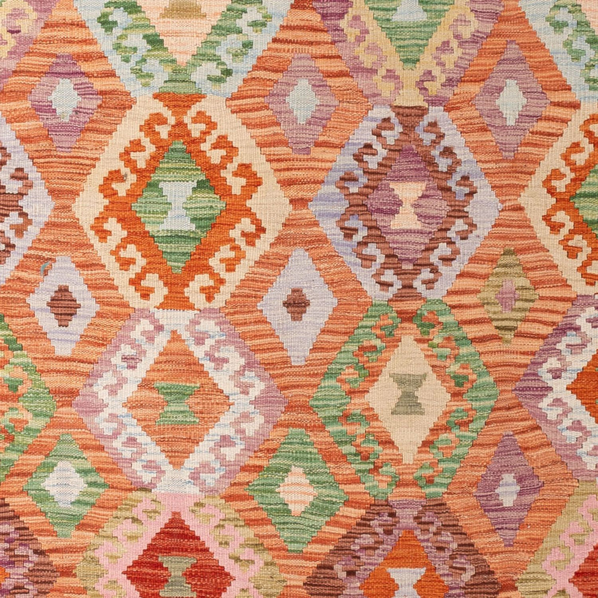 Kelim Carpet - Splash - 304 x 205 cm - flerfarvet