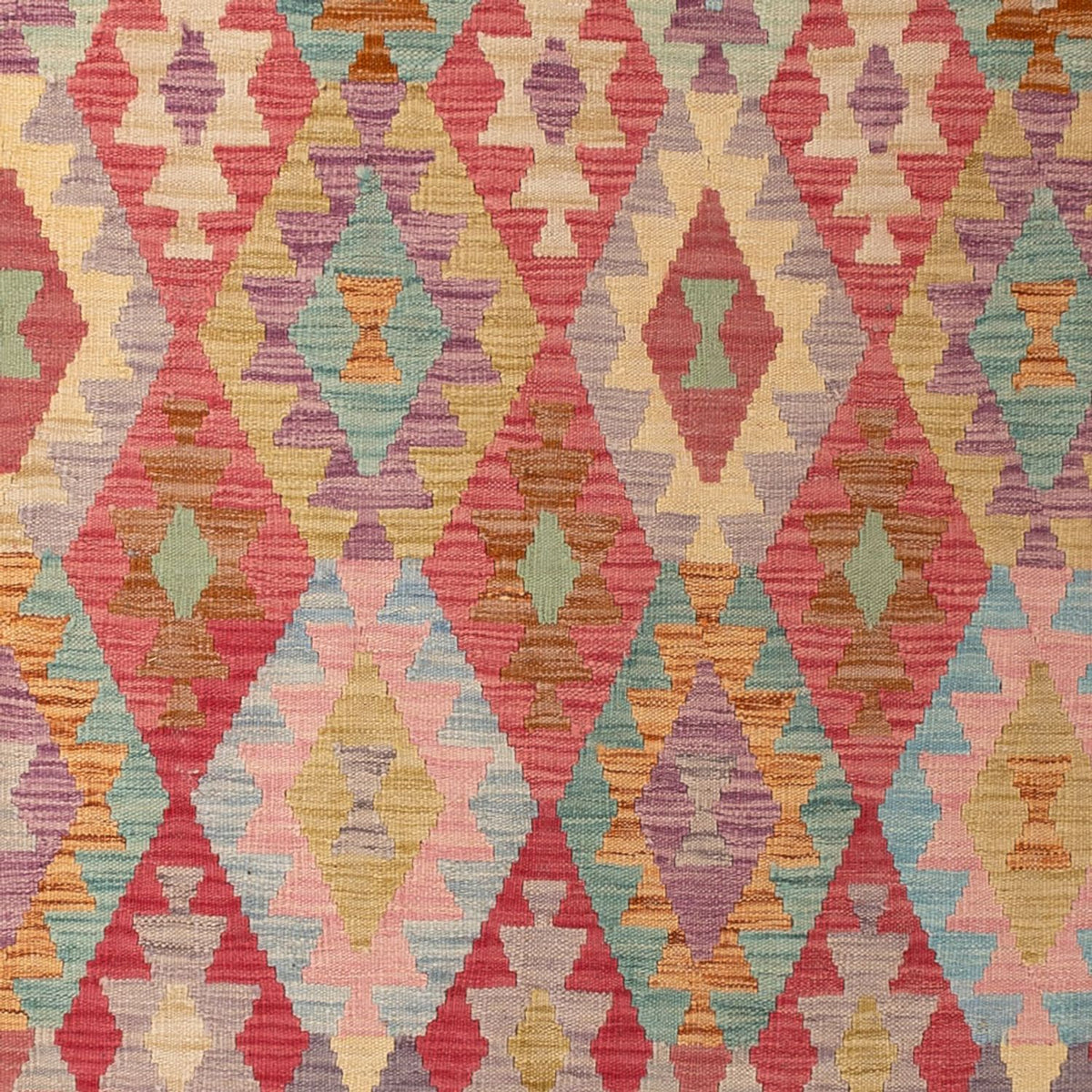 Kelim Carpet - Splash - 300 x 201 cm - flerfarvet