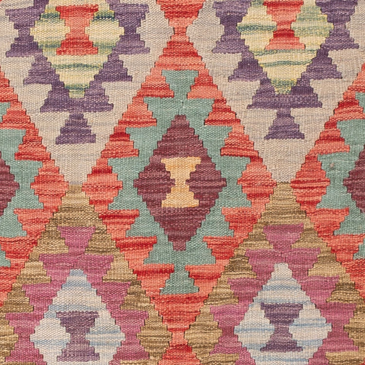 Kelim Carpet - Splash - 173 x 119 cm - flerfarvet