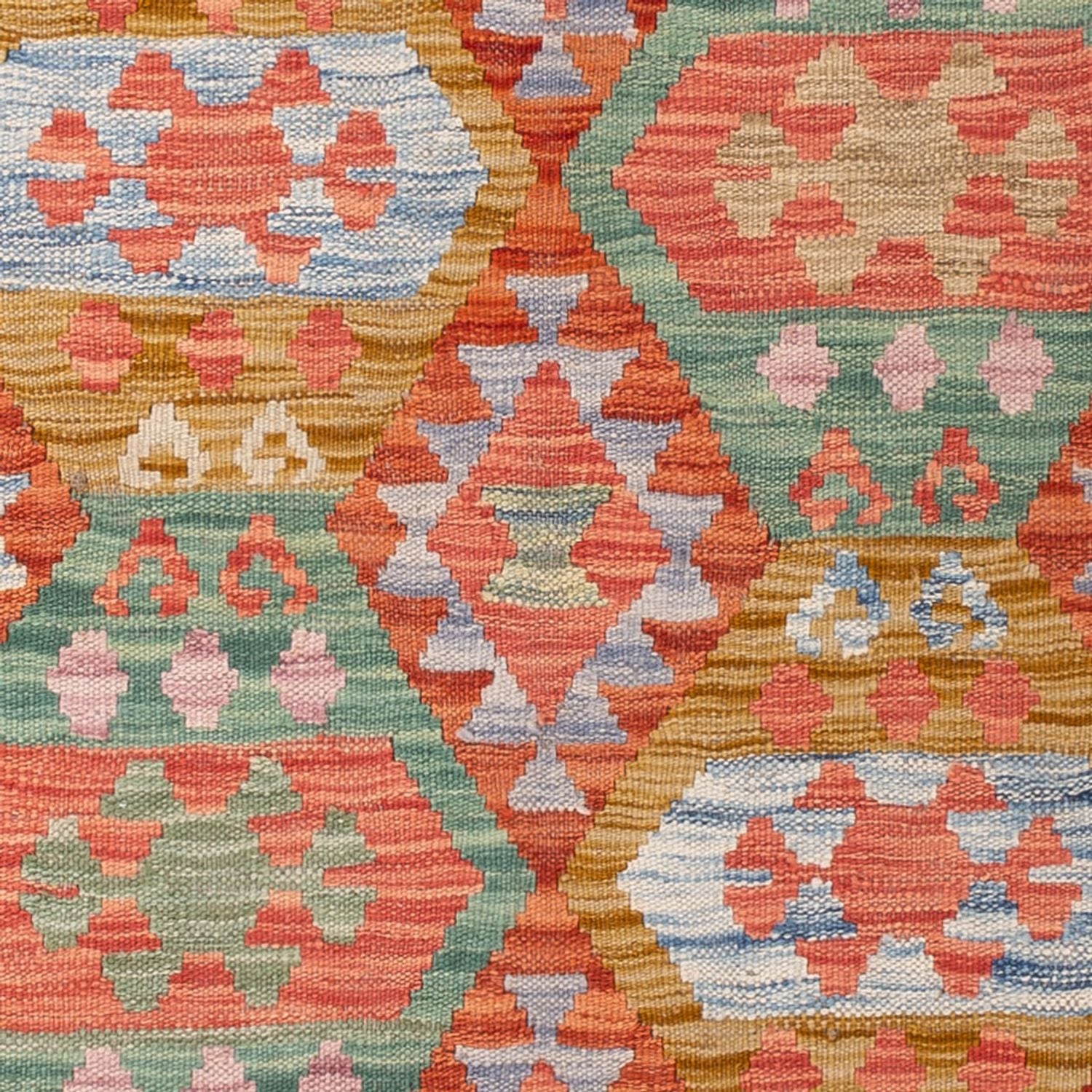 Kelim Carpet - Splash - 177 x 118 cm - flerfarvet