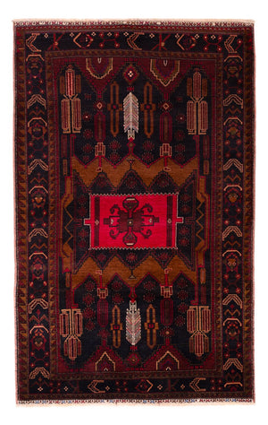 Belutsch Teppich - 195 x 119 cm - mehrfarbig