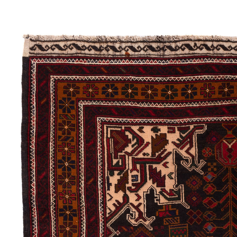 Belutsch Teppich - 188 x 112 cm - dunkelrot