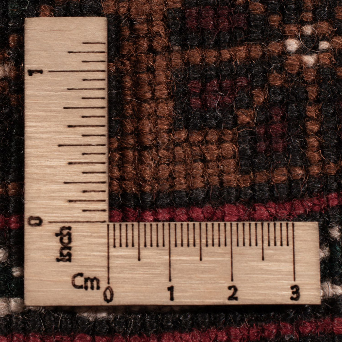 Baluch-tæppe - 188 x 112 cm - mørkerød