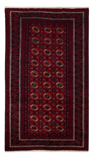 Belutsch Teppich - 190 x 111 cm - dunkelrot