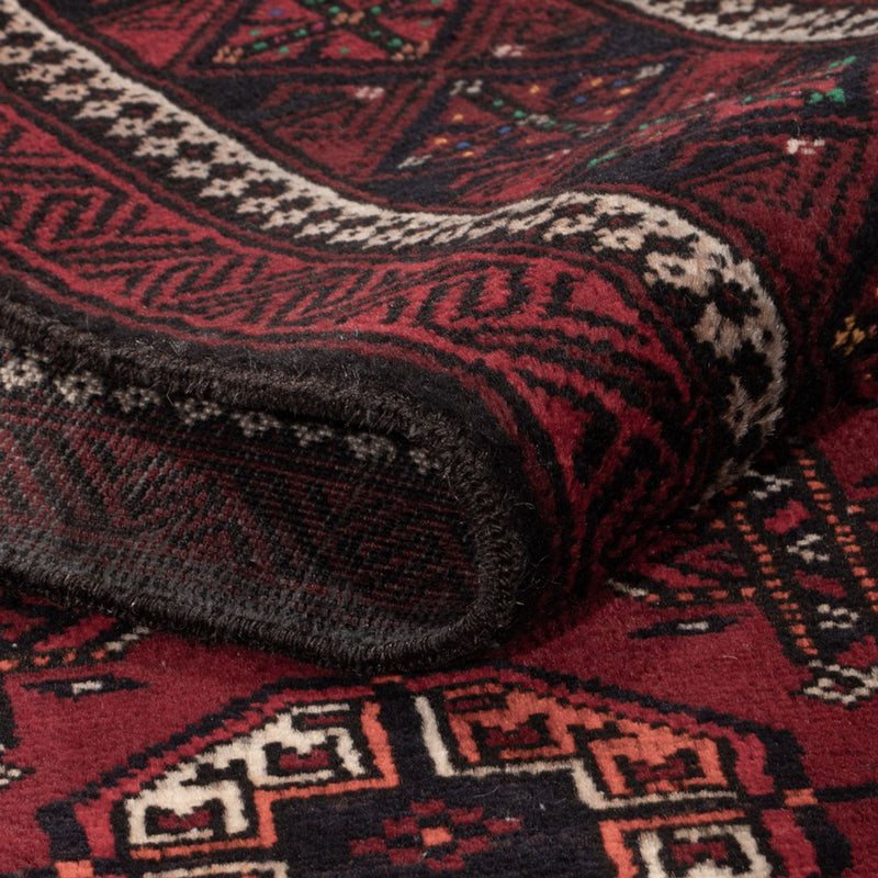 Belutsch Teppich - 190 x 111 cm - dunkelrot