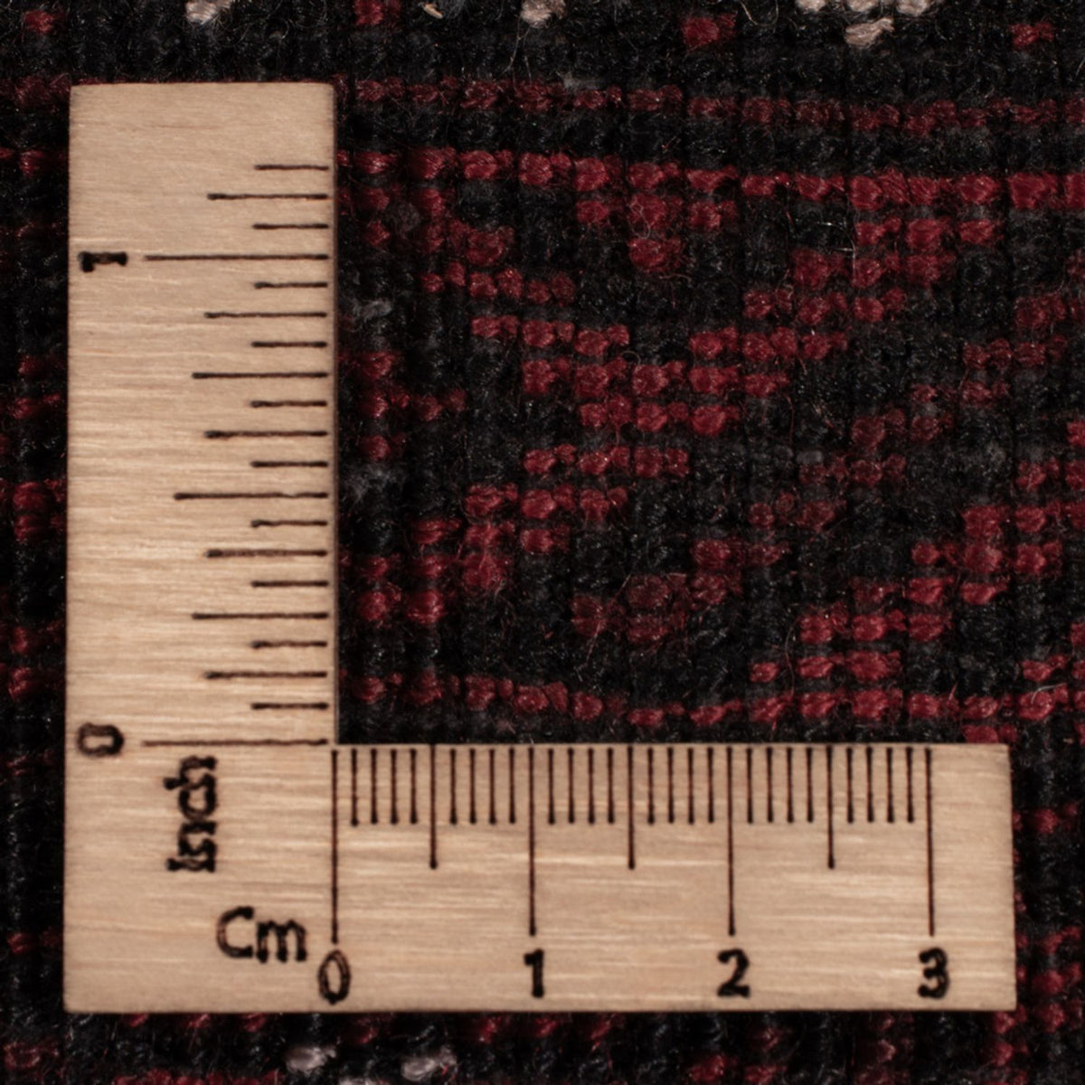 Baluch-tæppe - 190 x 111 cm - mørkerød