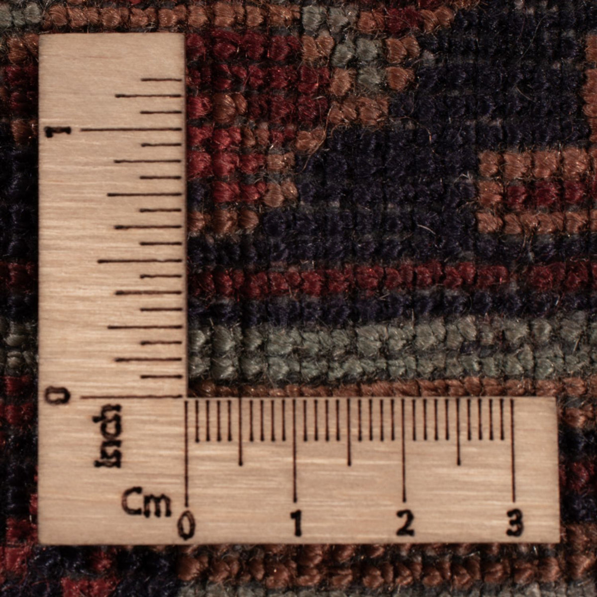 Baluch-tæppe - 200 x 122 cm - mørkerød