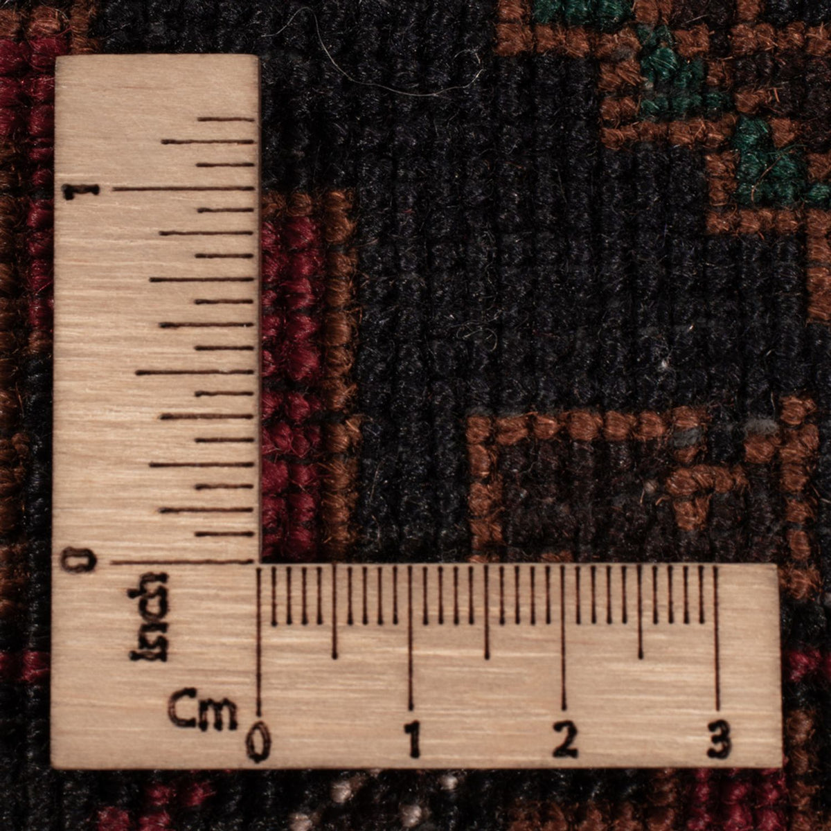 Baluch-tæppe - 213 x 128 cm - mørkerød