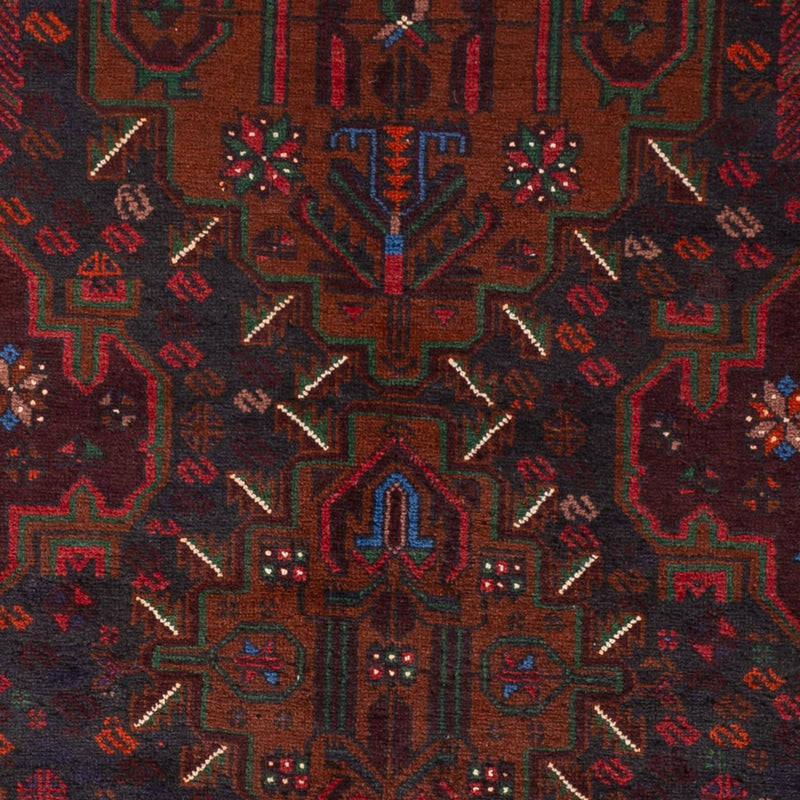 Belutsch Teppich - 195 x 120 cm - dunkelrot