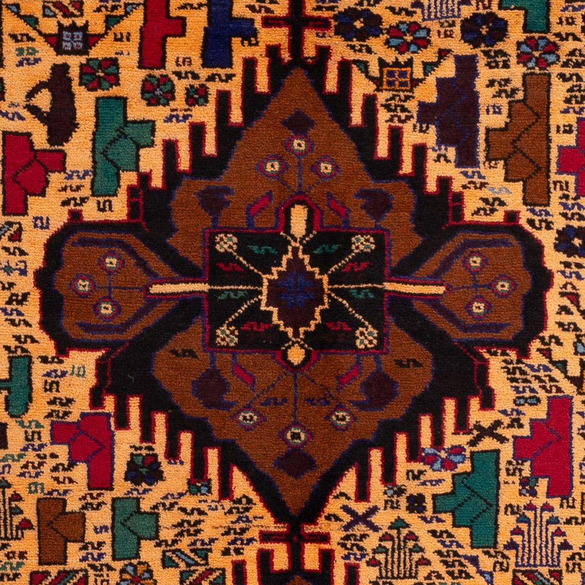 Baluch-tæppe - 197 x 116 cm - beige