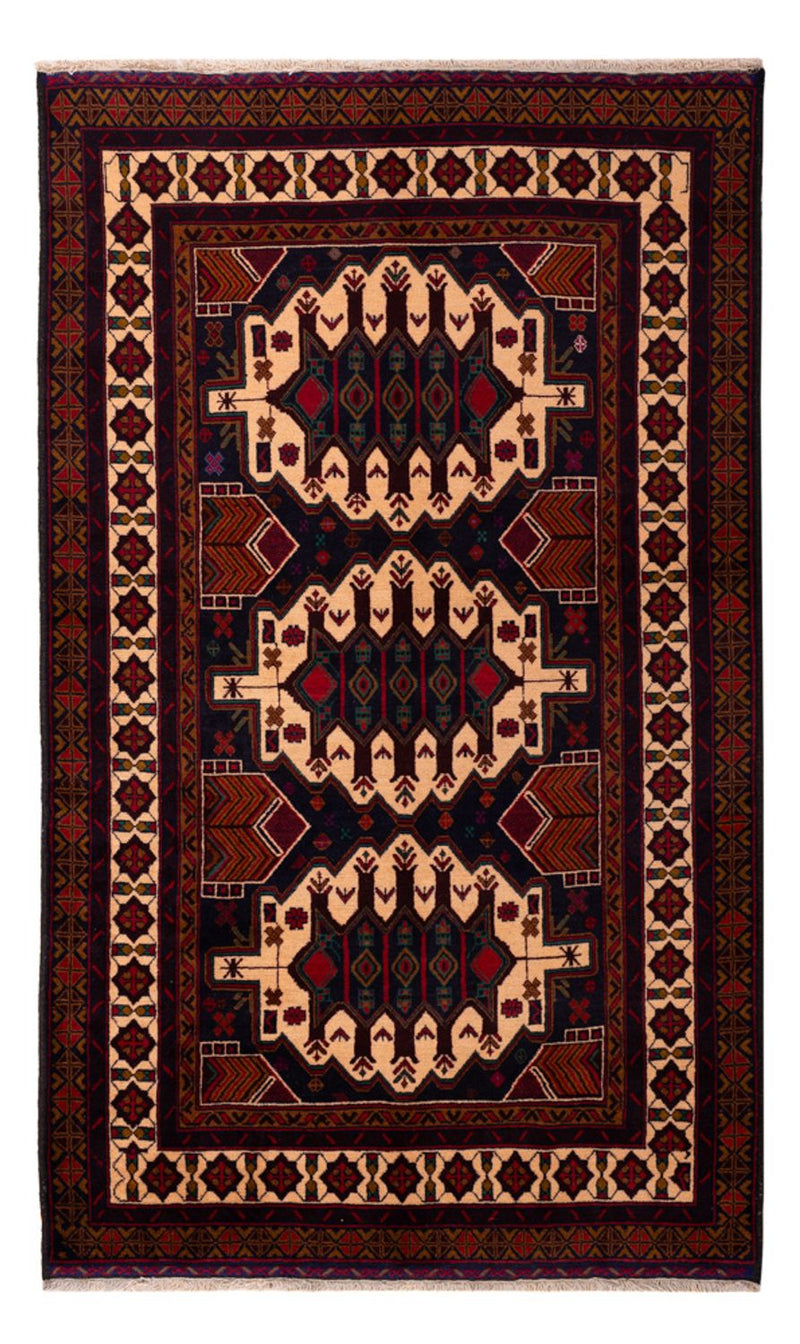 Belutsch Teppich - 190 x 115 cm - hellbeige