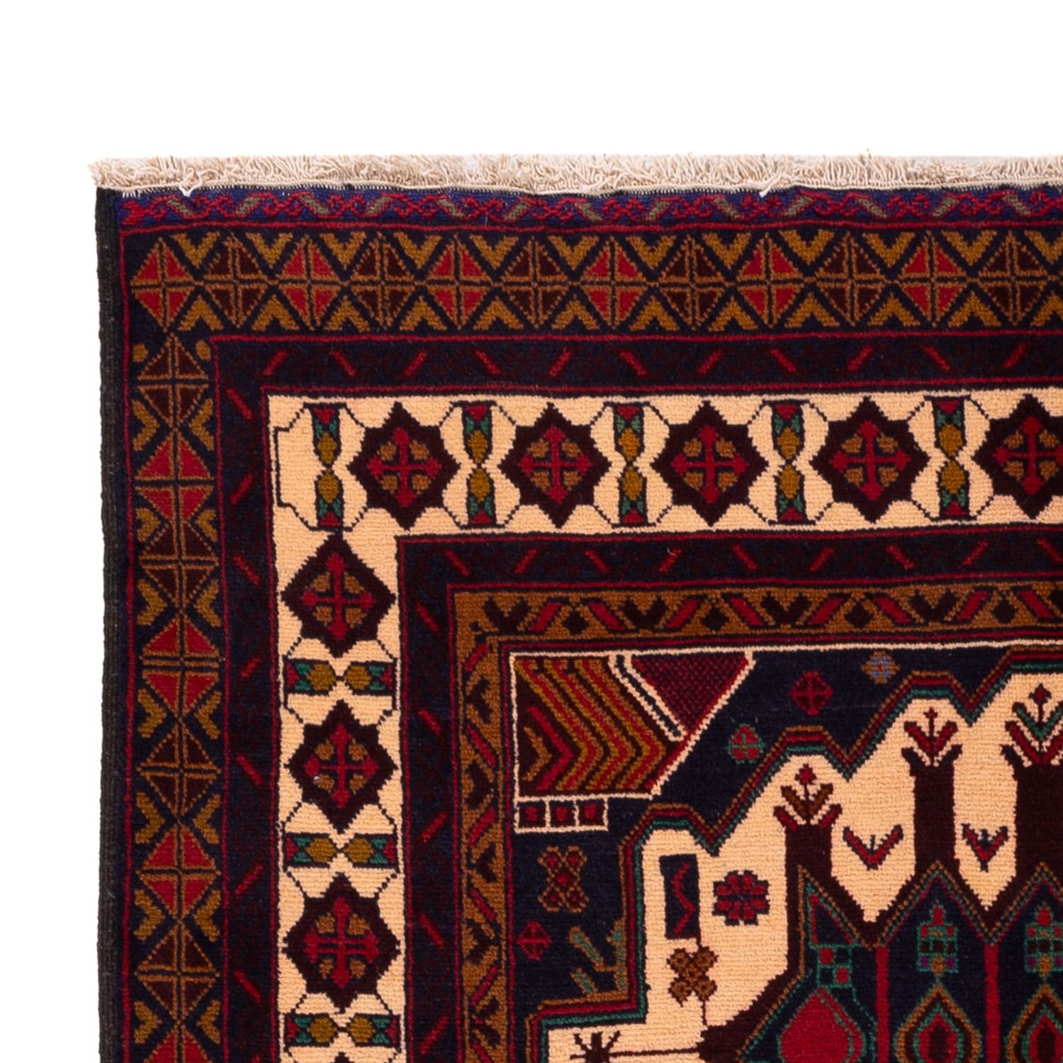 Belutsch Teppich - 190 x 115 cm - hellbeige