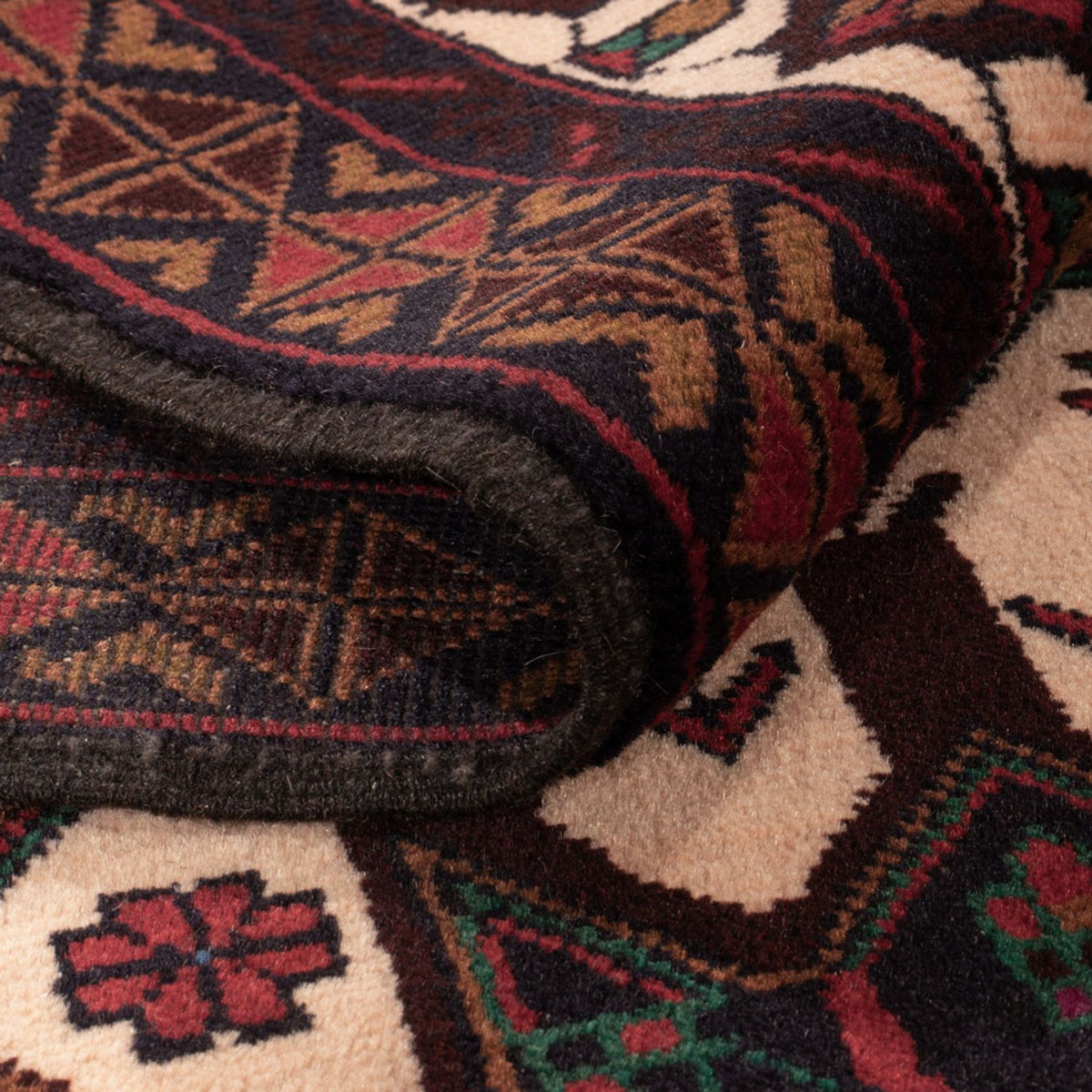 Baluch-tæppe - 190 x 115 cm - lys beige