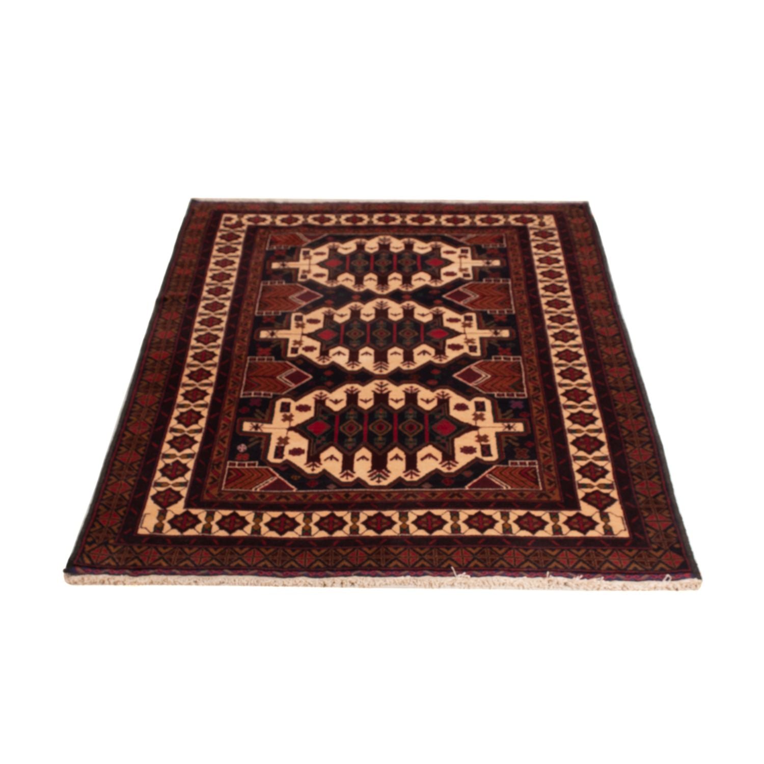 Belutsch Teppich - 190 x 115 cm - hellbeige