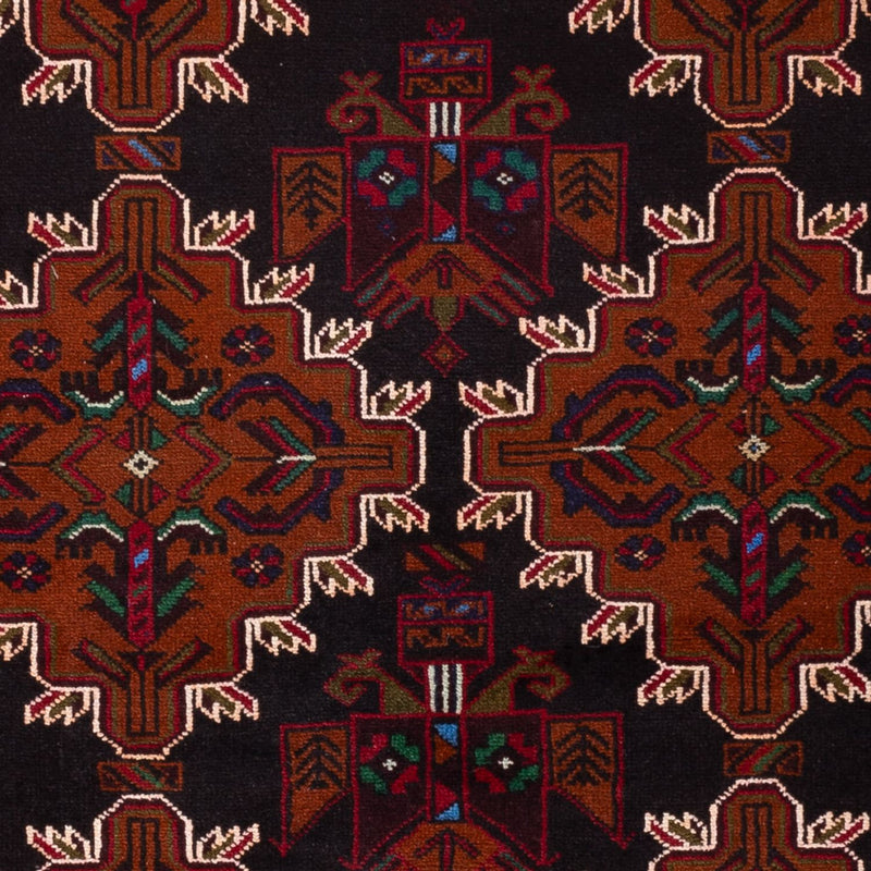 Belutsch Teppich - 192 x 127 cm - dunkelrot