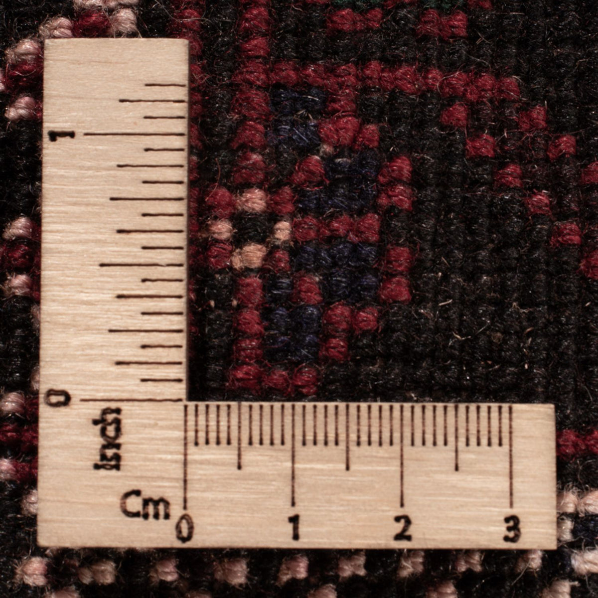 Baluch-tæppe - 192 x 127 cm - mørkerød