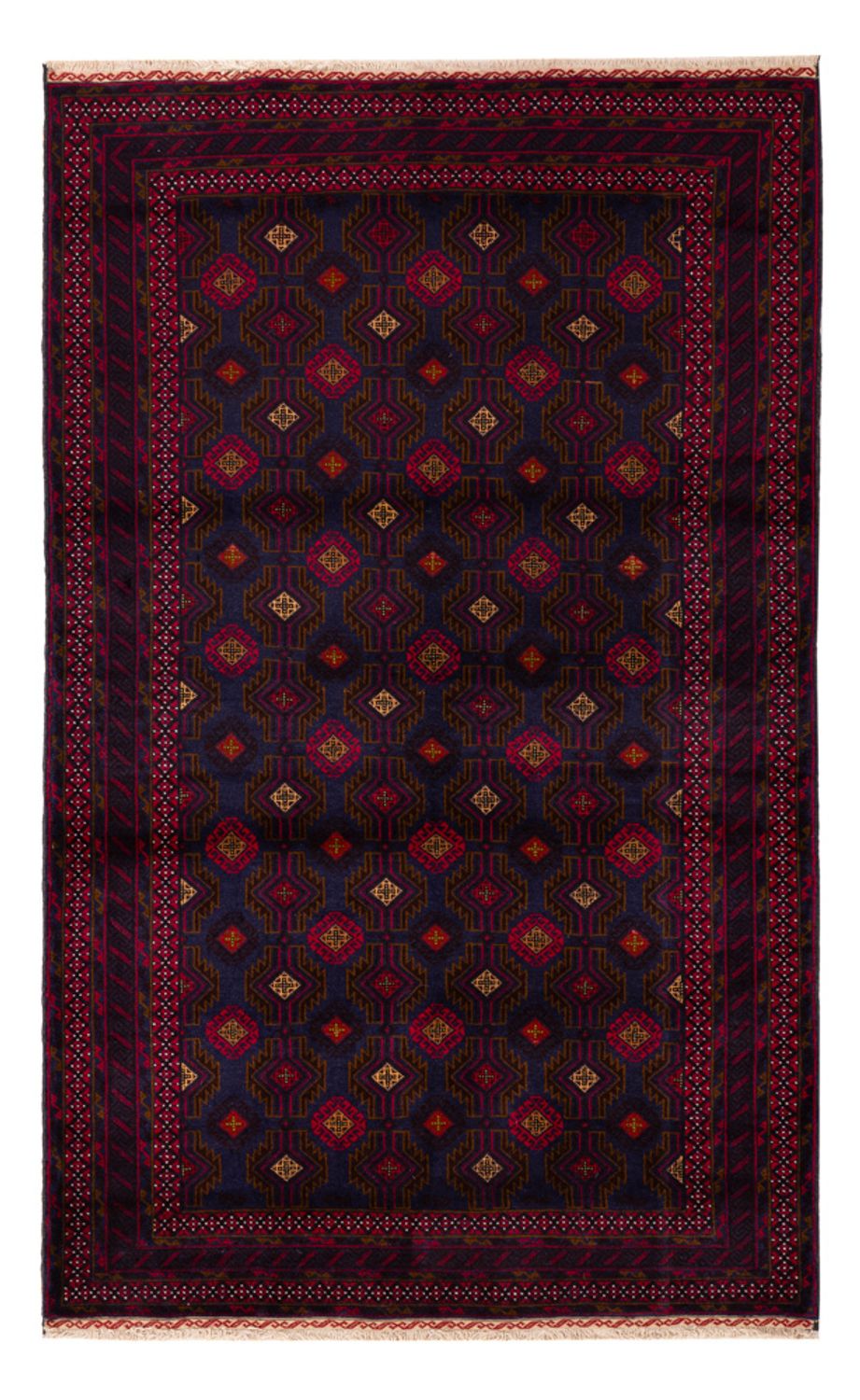 Belutsch Teppich - 194 x 122 cm - dunkelrot